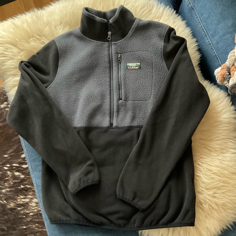 LLBean Polartec Fleece Quarter Zip